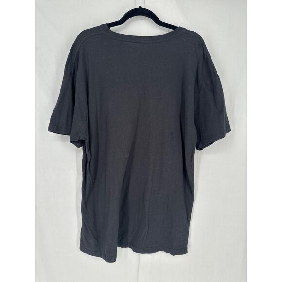 Rolling Stones Shirt Womens Large Black Pink Graphic Tee Colorful Music Band - Picture 3 of 5